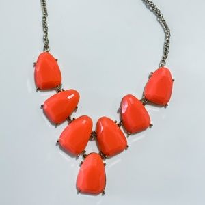Bright Coral Necklace
